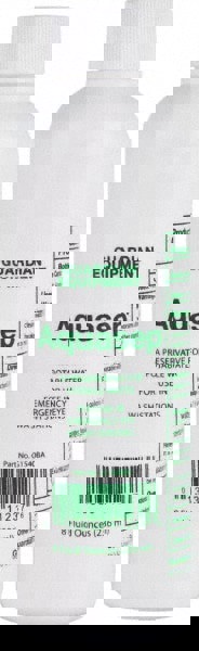 Portable Eye Wash Station Accessories; Type: Water Preservative Bottle ; Station Compatibility: Portable Eyewash Station